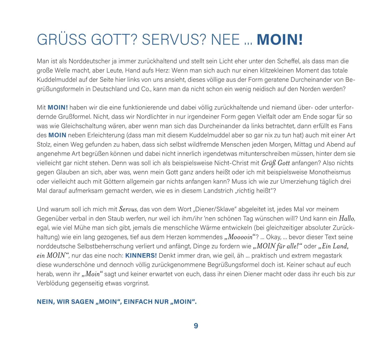 Bild: 9783830364139 | Das große Buch MOIN - Alles über Krabben, Klönschnack &amp; Kultur aus...