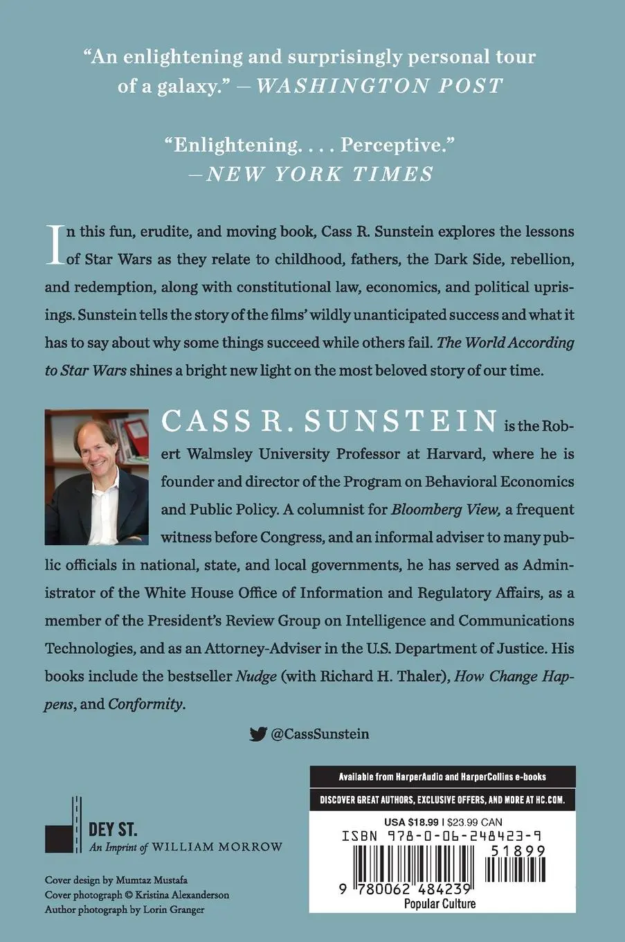 Rückseite: 9780062484239 | The World According to Star Wars | Cass R. Sunstein | Taschenbuch