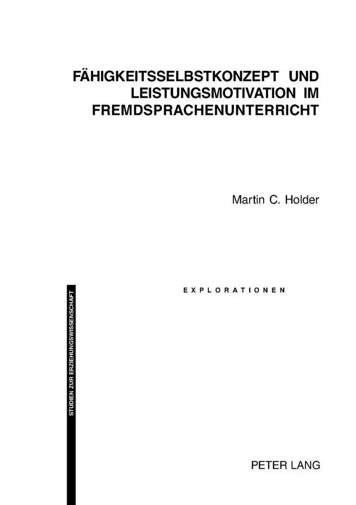 Cover: 9783039104239 | Fähigkeitsselbstkonzept und Leistungsmotivation im...