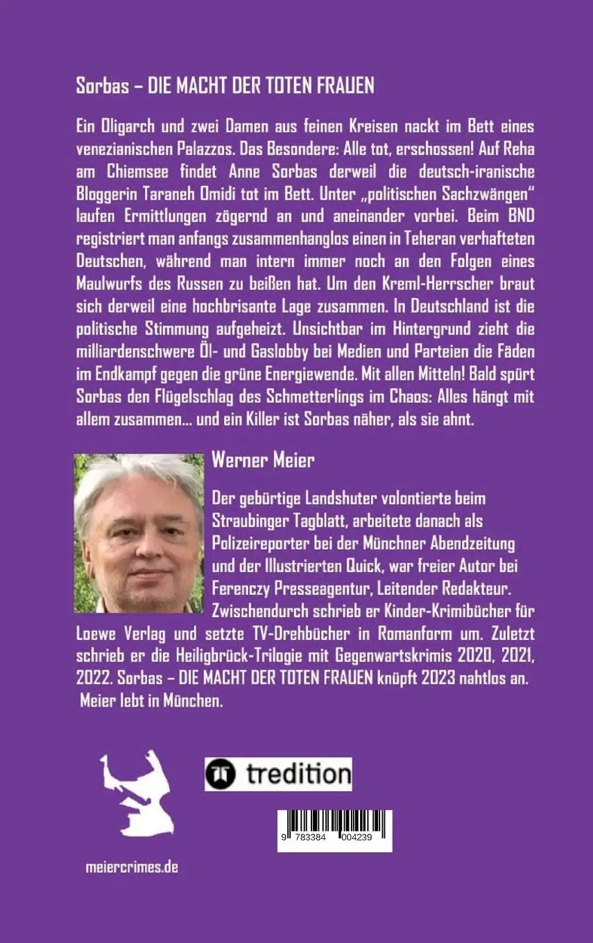 Rückseite: 9783384004239 | DIE MACHT DER TOTEN FRAUEN | Werner Meier | Buch | 336 S. | Deutsch