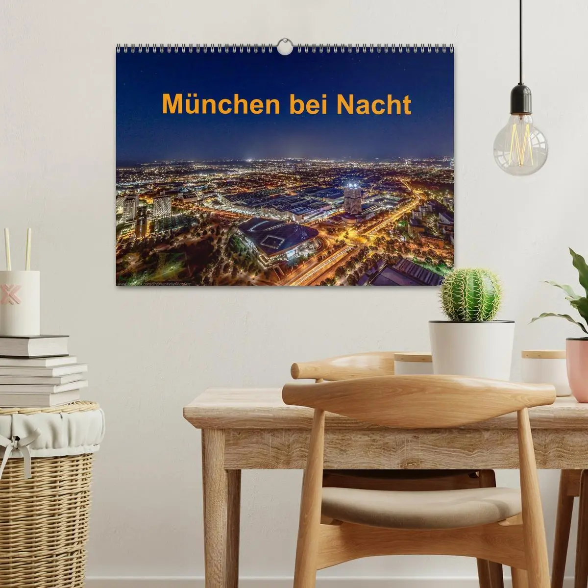 Bild: 9783457984239 | München bei Nacht (Wandkalender 2026 DIN A3 quer), CALVENDO...