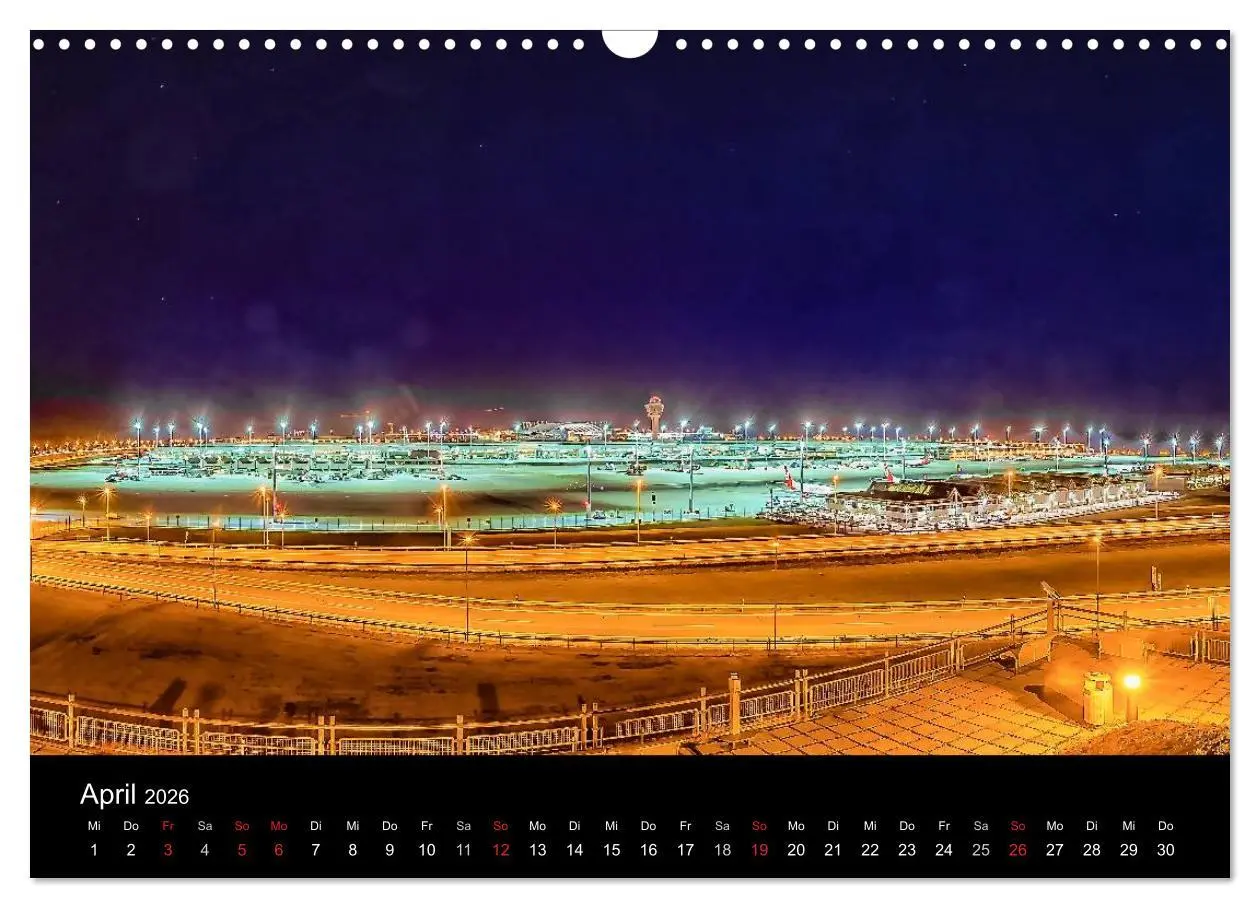 Bild: 9783457984239 | München bei Nacht (Wandkalender 2026 DIN A3 quer), CALVENDO...