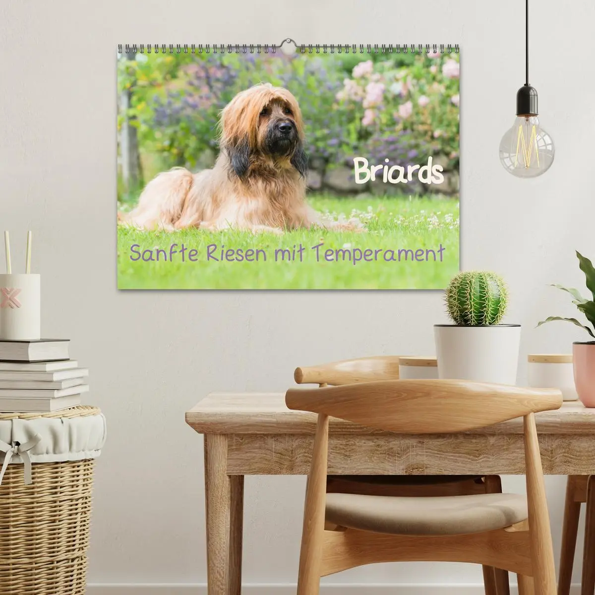 Bild: 9783516074239 | Briards - sanfte Riesen mit Temperament (Wandkalender 2026 DIN A3...