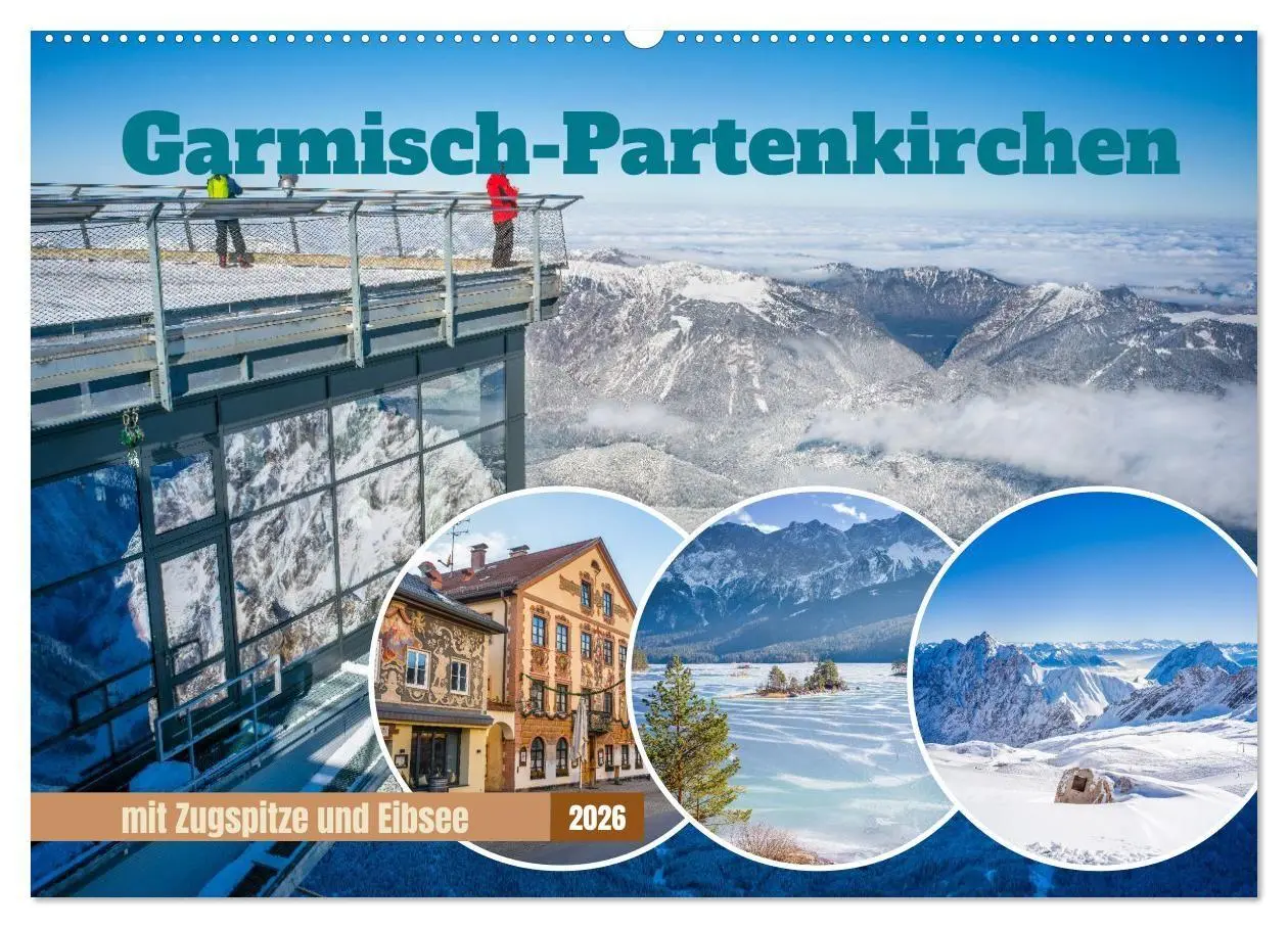 Cover: 9783516694239 | Garmisch-Partenkirchen mit Zugspitze und Eibsee (Wandkalender 2026...