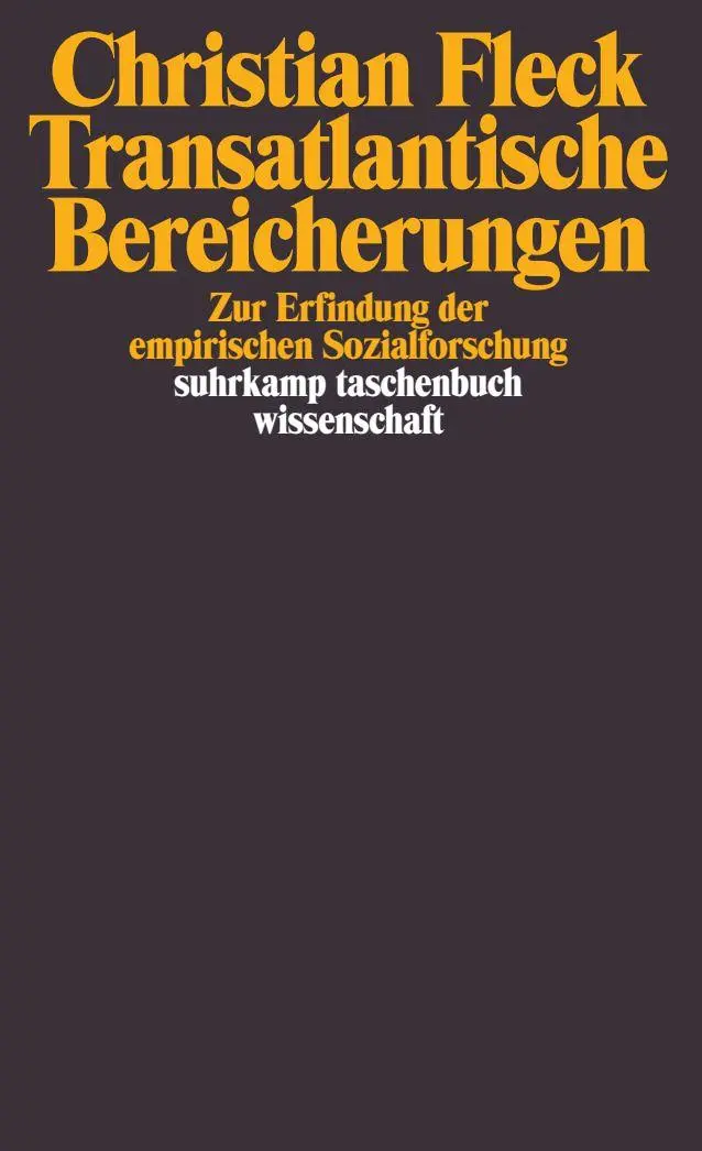 Cover: 9783518294239 | Transatlantische Bereicherungen | Christian Fleck | Taschenbuch | 2007