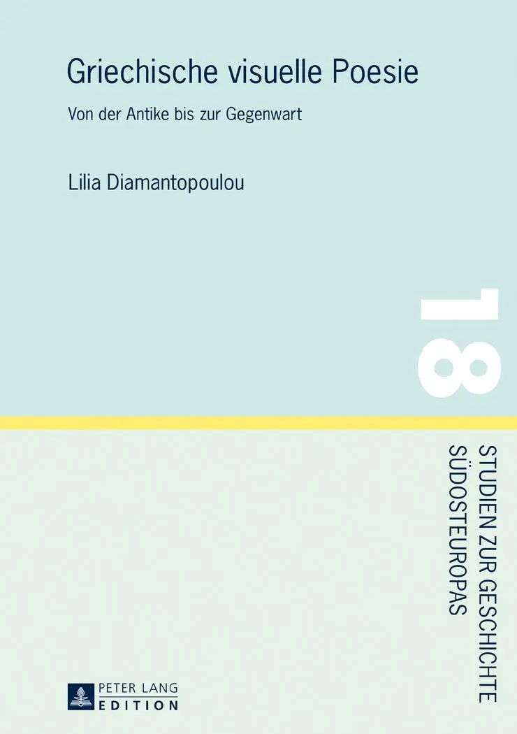 Cover: 9783631674239 | Griechische visuelle Poesie | Von der Antike bis zur Gegenwart | Buch