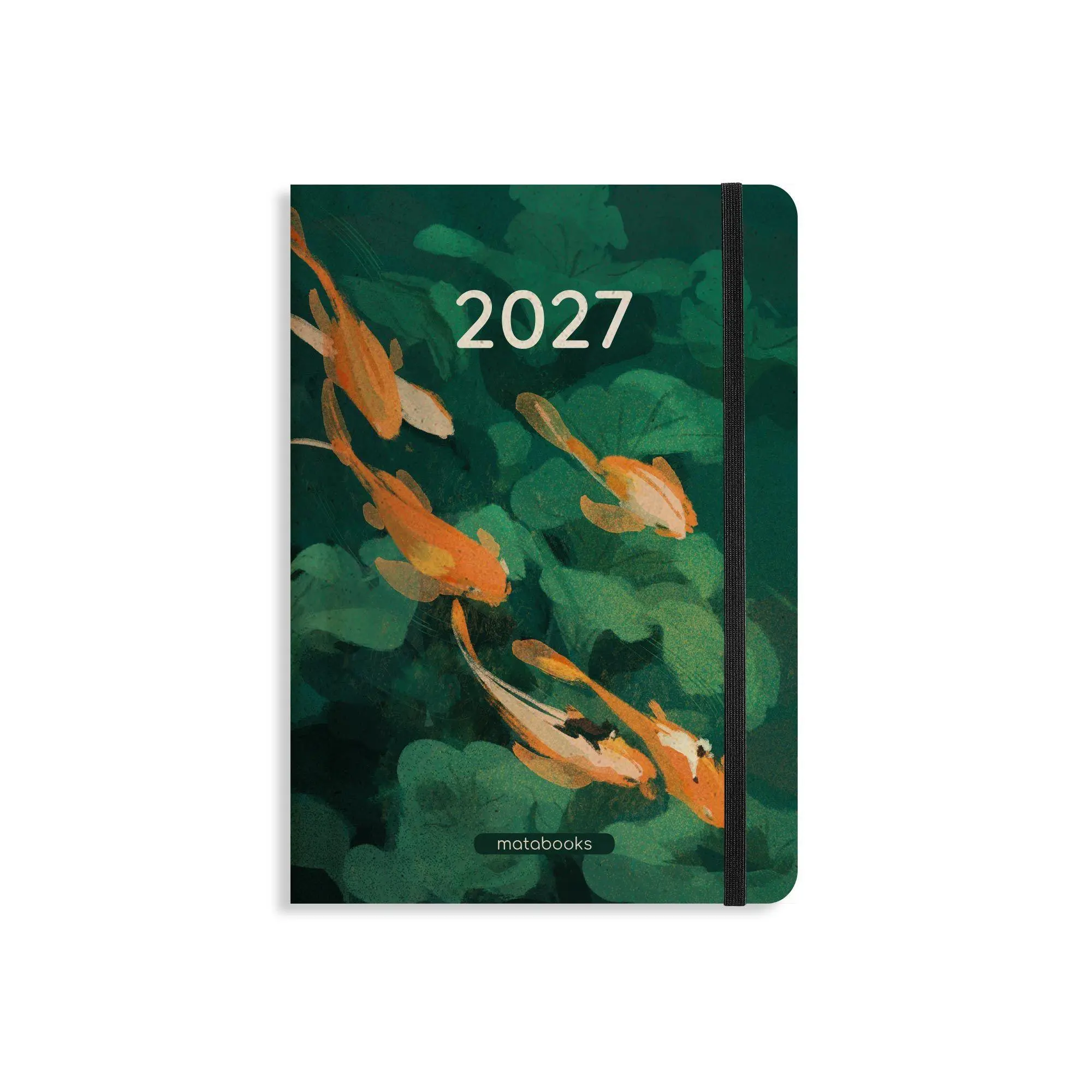 Cover: 4260626414339 | matabooks - A5 Kalender Samaya 2027 Farbe: Pond Green (DE/EN) | Buch