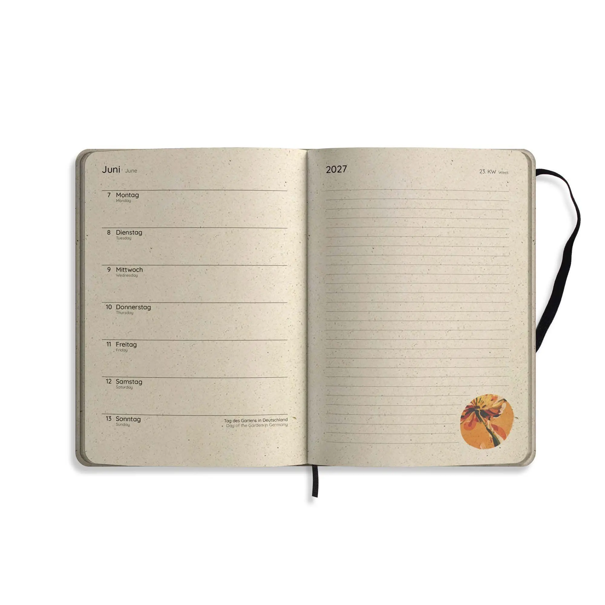 Bild: 4260626414339 | matabooks - A5 Kalender Samaya 2027 Farbe: Pond Green (DE/EN) | Buch
