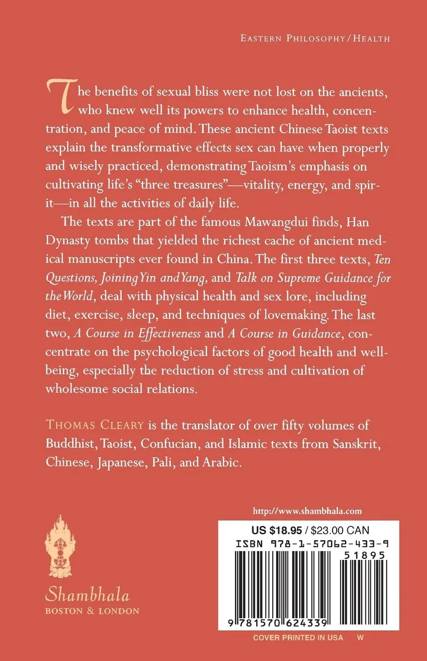 Rückseite: 9781570624339 | Sex, Health, and Long Life | Manuals of Taoist Practice | Cleary