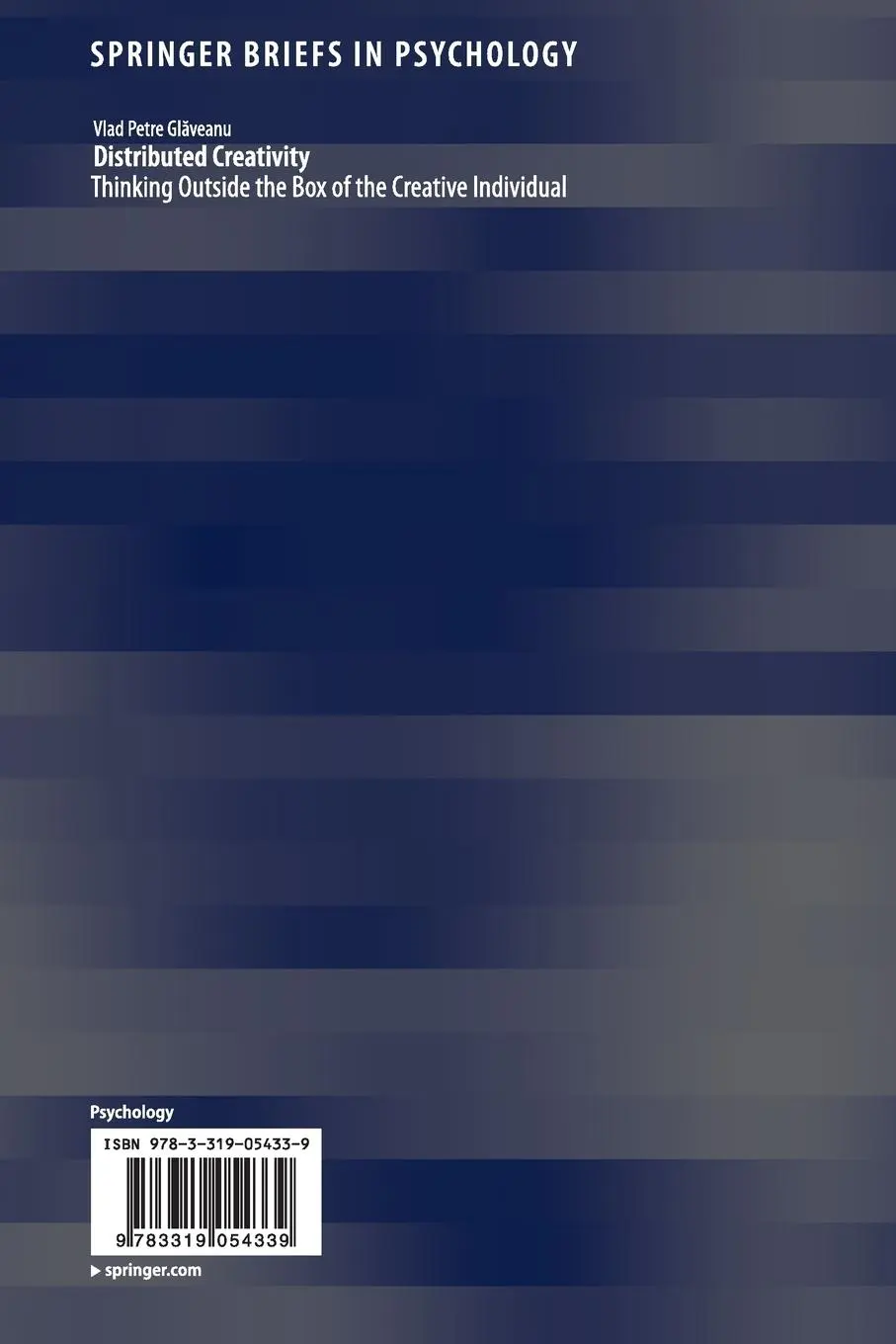 Rückseite: 9783319054339 | Distributed Creativity | Vlad Petre Gl¿veanu | Taschenbuch | vi | 2014