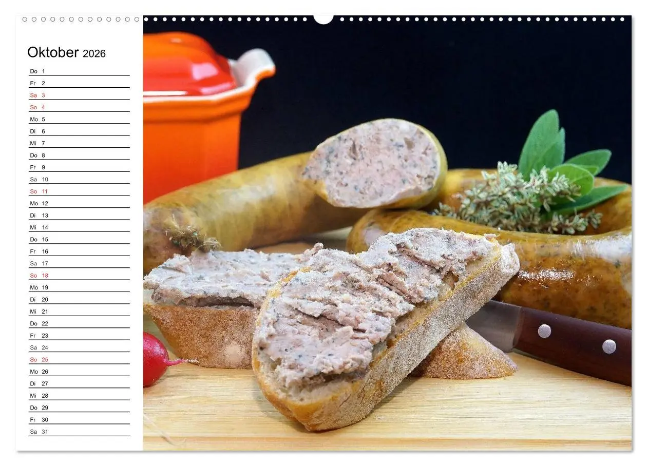 Bild: 9783457974339 | Brotzeit. Herzhaft und beliebt (hochwertiger Premium Wandkalender...