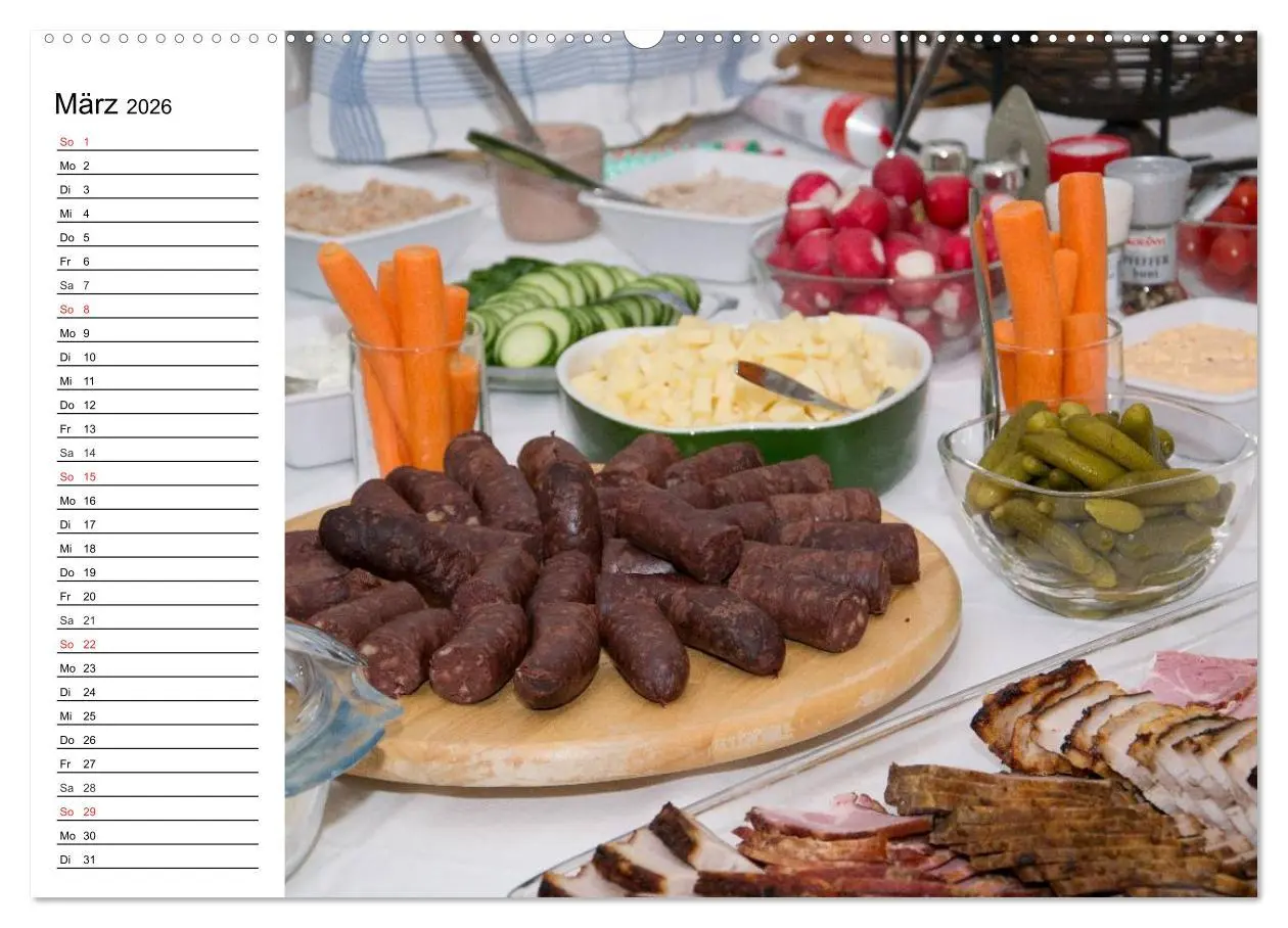 Bild: 9783457974339 | Brotzeit. Herzhaft und beliebt (hochwertiger Premium Wandkalender...