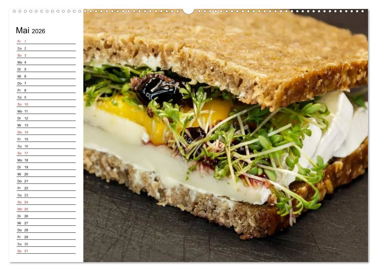Bild: 9783457974339 | Brotzeit. Herzhaft und beliebt (hochwertiger Premium Wandkalender...