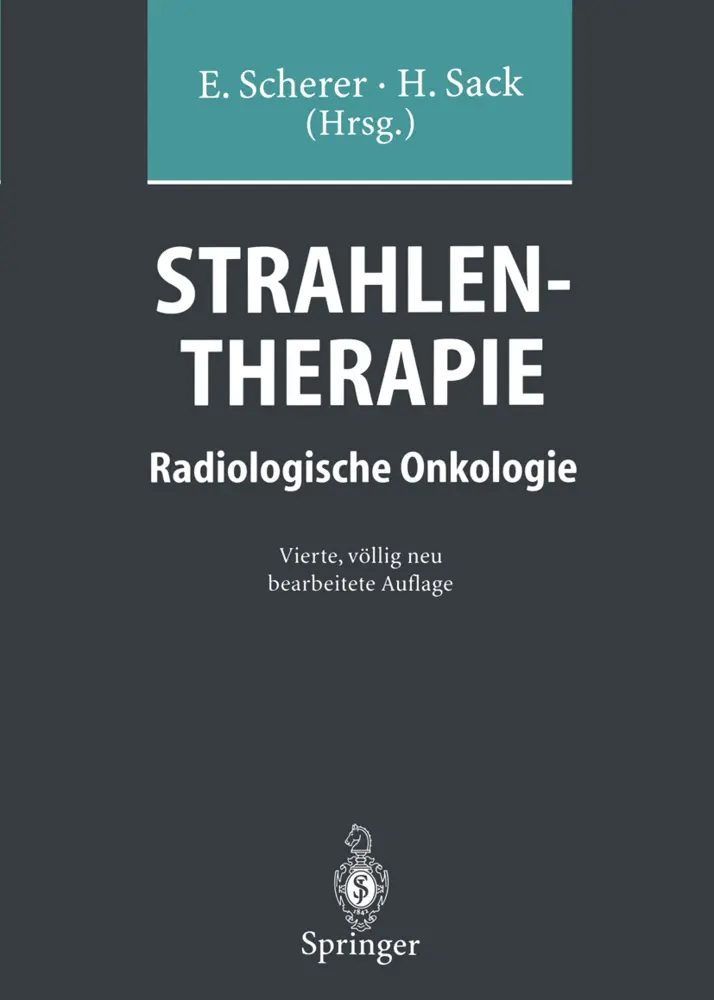 Cover: 9783642794339 | Strahlentherapie | Radiologische Onkologie | Eberhard Scherer (u. a.)