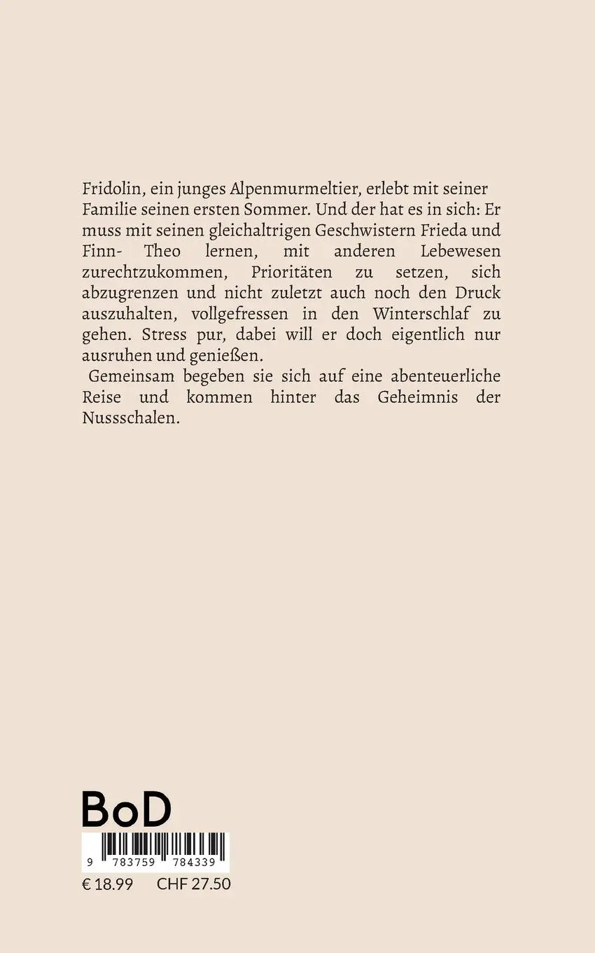 Rückseite: 9783759784339 | Murmeltiersommer | Sandra Orth | Taschenbuch | 264 S. | Deutsch | 2025