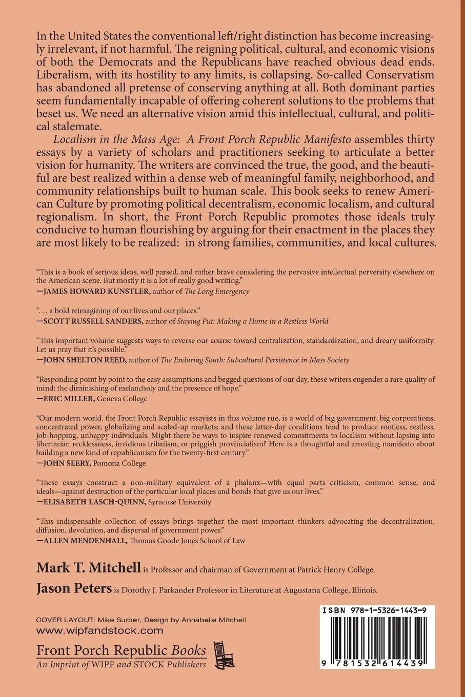 Rückseite: 9781532614439 | Localism in the Mass Age | Mark T. Mitchell (u. a.) | Taschenbuch