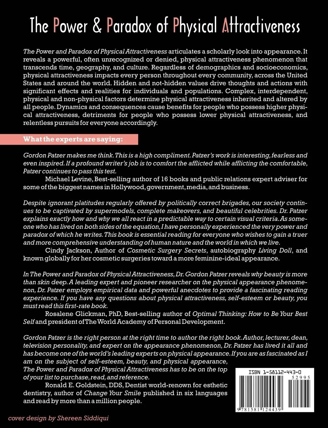 Rückseite: 9781581124439 | The Power and Paradox of Physical Attractiveness | Gordon L. Patzer
