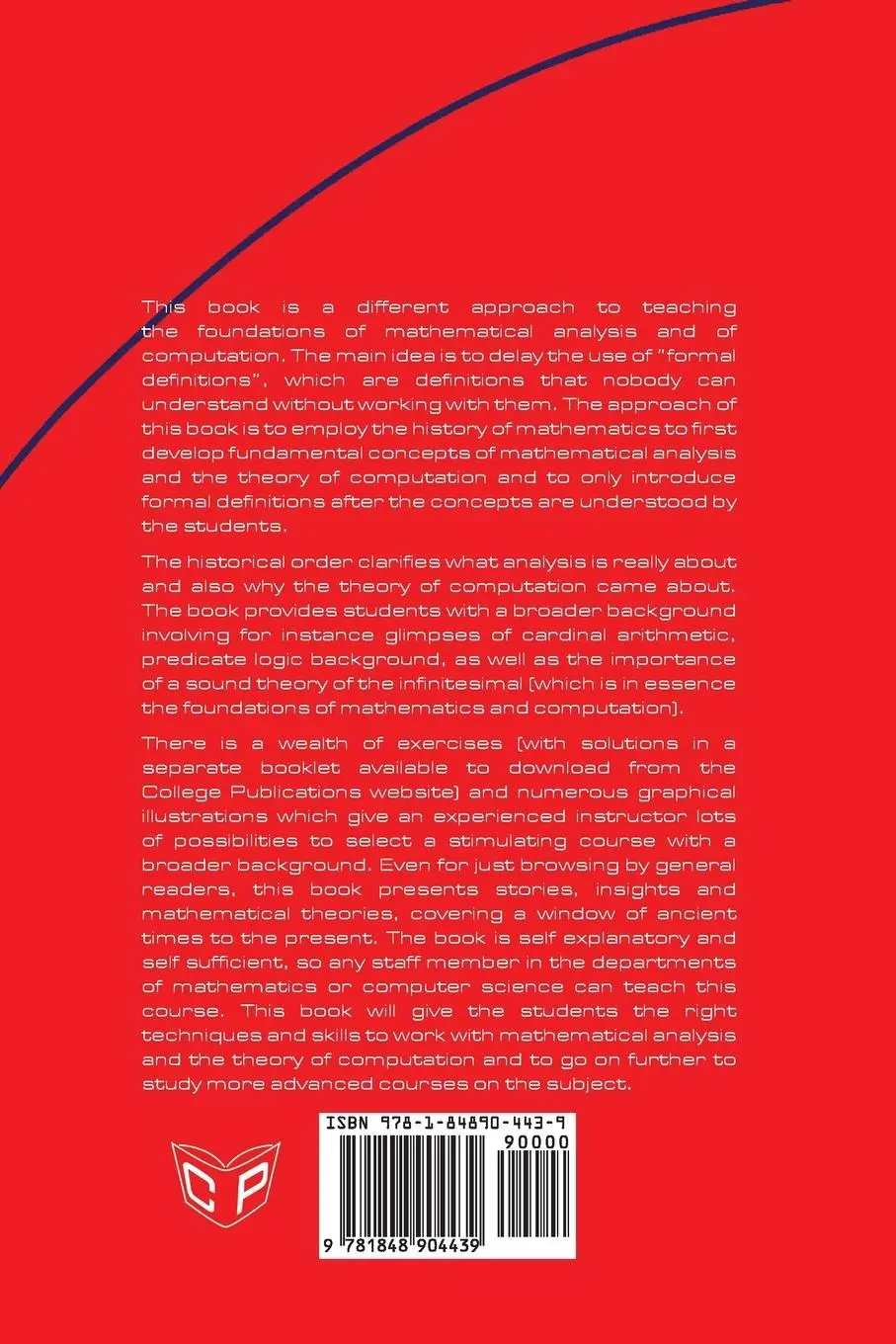 Rückseite: 9781848904439 | A Primer of Mathematical Analysis and the Foundations of Computation