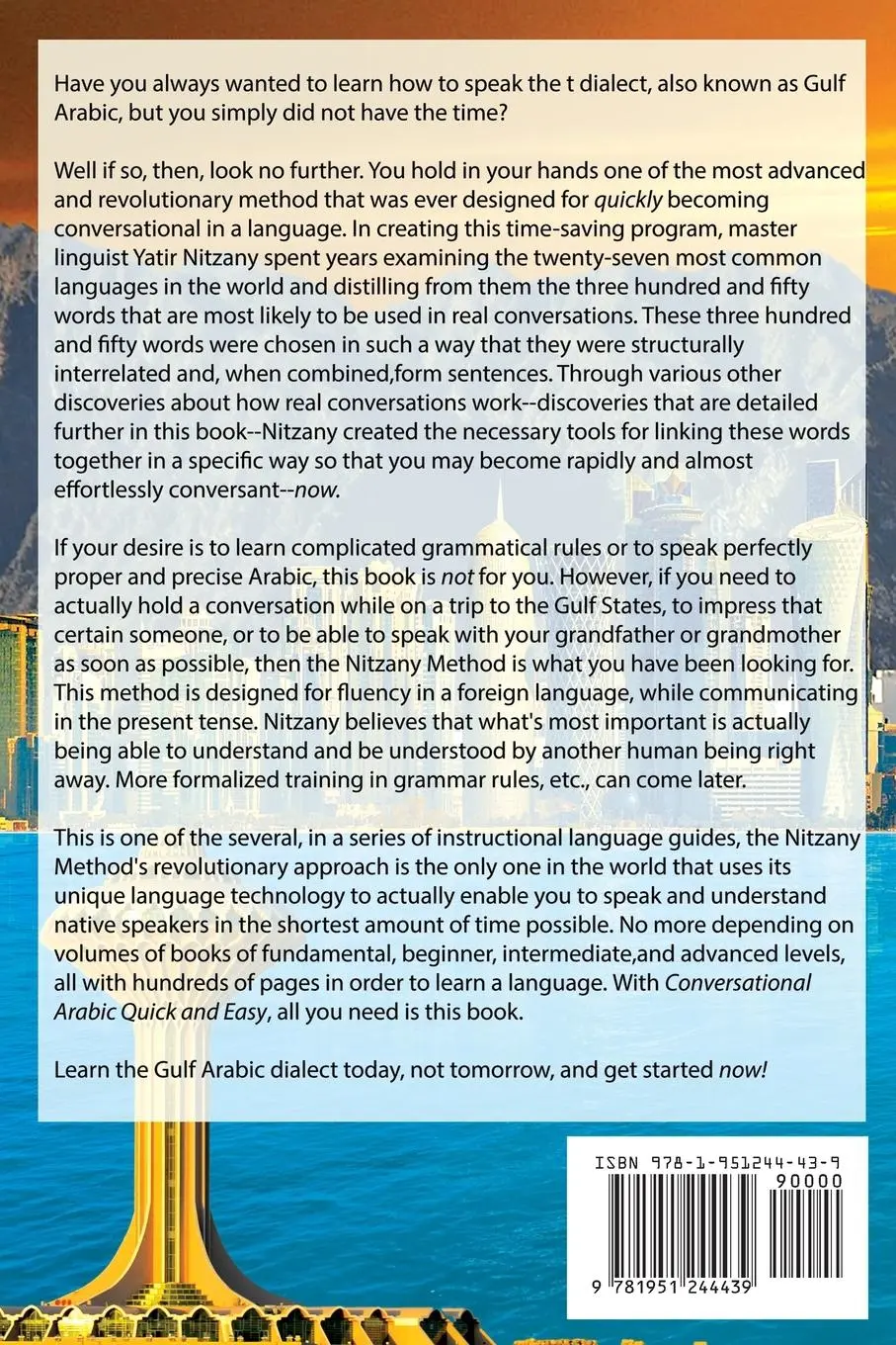 Rückseite: 9781951244439 | Conversational Arabic Quick and Easy | Yatir Nitzany | Taschenbuch