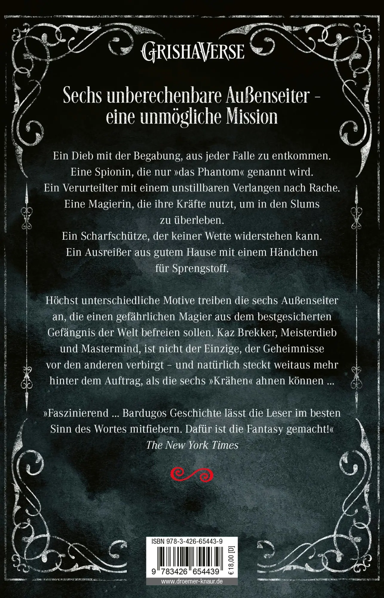Rückseite: 9783426654439 | Das Lied der Krähen | Leigh Bardugo | Taschenbuch | 592 S. | Deutsch