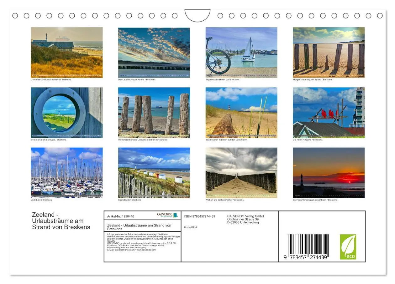 Bild: 9783457274439 | Zeeland - Urlaubsträume am Strand von Breskens (Wandkalender 2026...