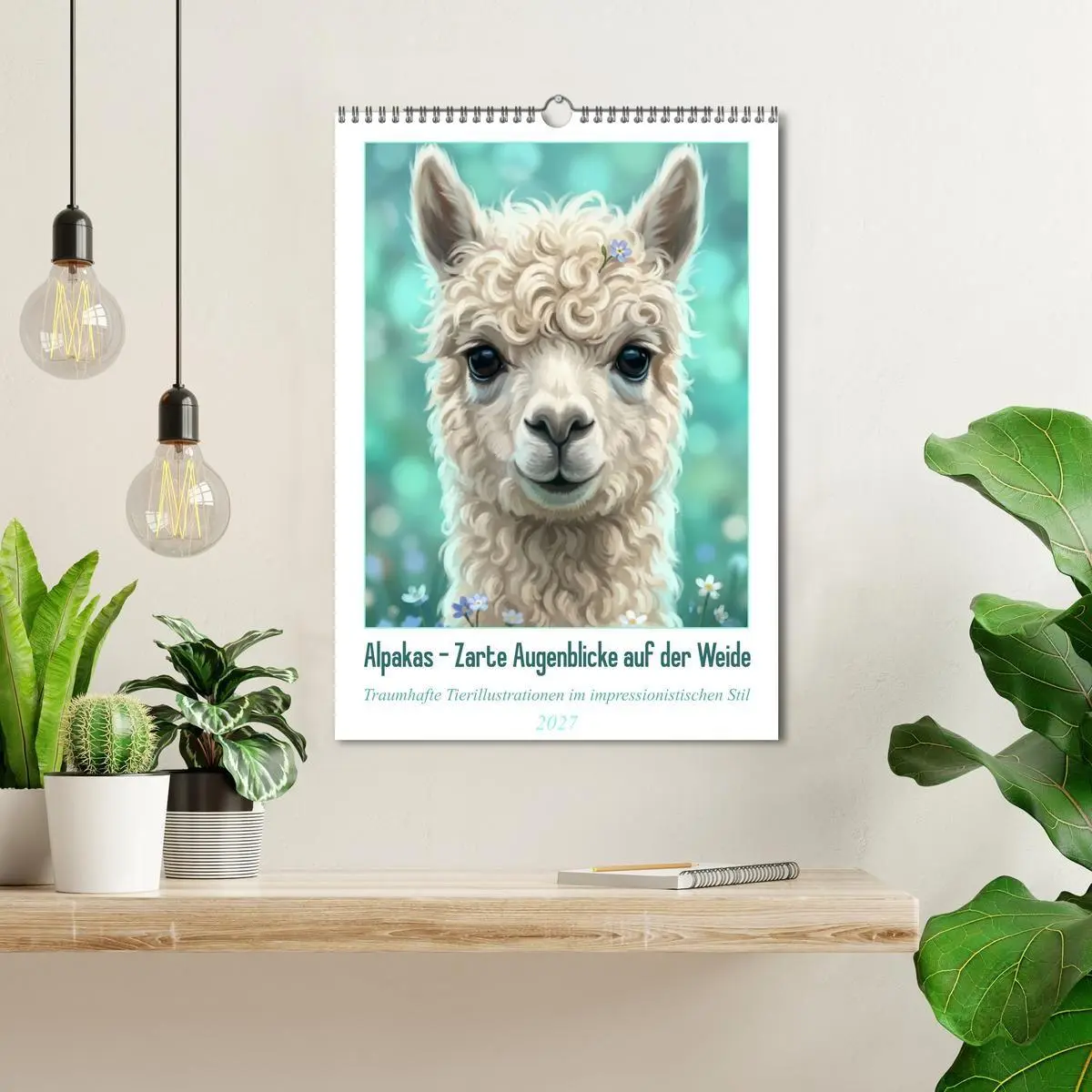 Bild: 9783516814439 | Alpakas - Zarte Augenblicke auf der Weide (Wandkalender 2027 DIN A3...