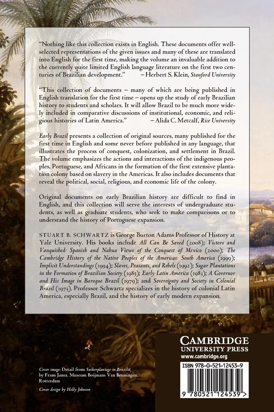 Rückseite: 9780521124539 | Early Brazil | Stuart B. Schwartz | Taschenbuch | Englisch | 2010