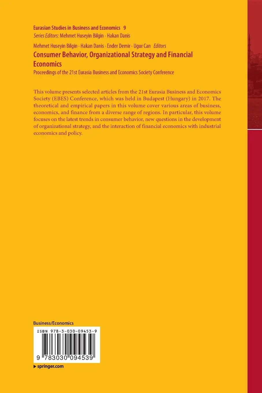 Rückseite: 9783030094539 | Consumer Behavior, Organizational Strategy and Financial Economics