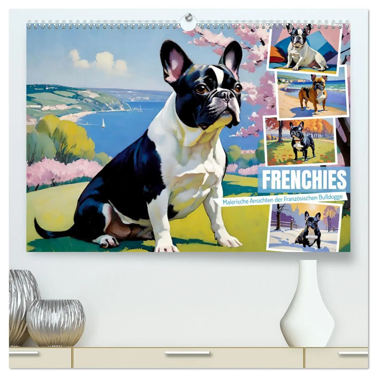 Cover: 9783457264539 | Frenchies (hochwertiger Premium Wandkalender 2026 DIN A2 quer),...