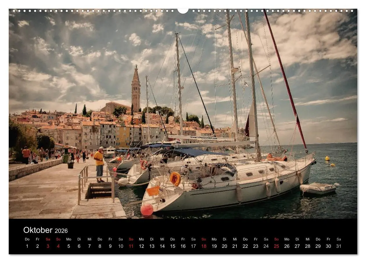 Bild: 9783516114539 | Rovinj Impressionen (hochwertiger Premium Wandkalender 2026 DIN A2...