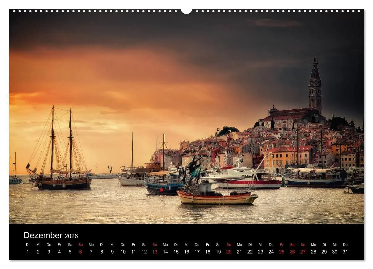 Bild: 9783516114539 | Rovinj Impressionen (hochwertiger Premium Wandkalender 2026 DIN A2...