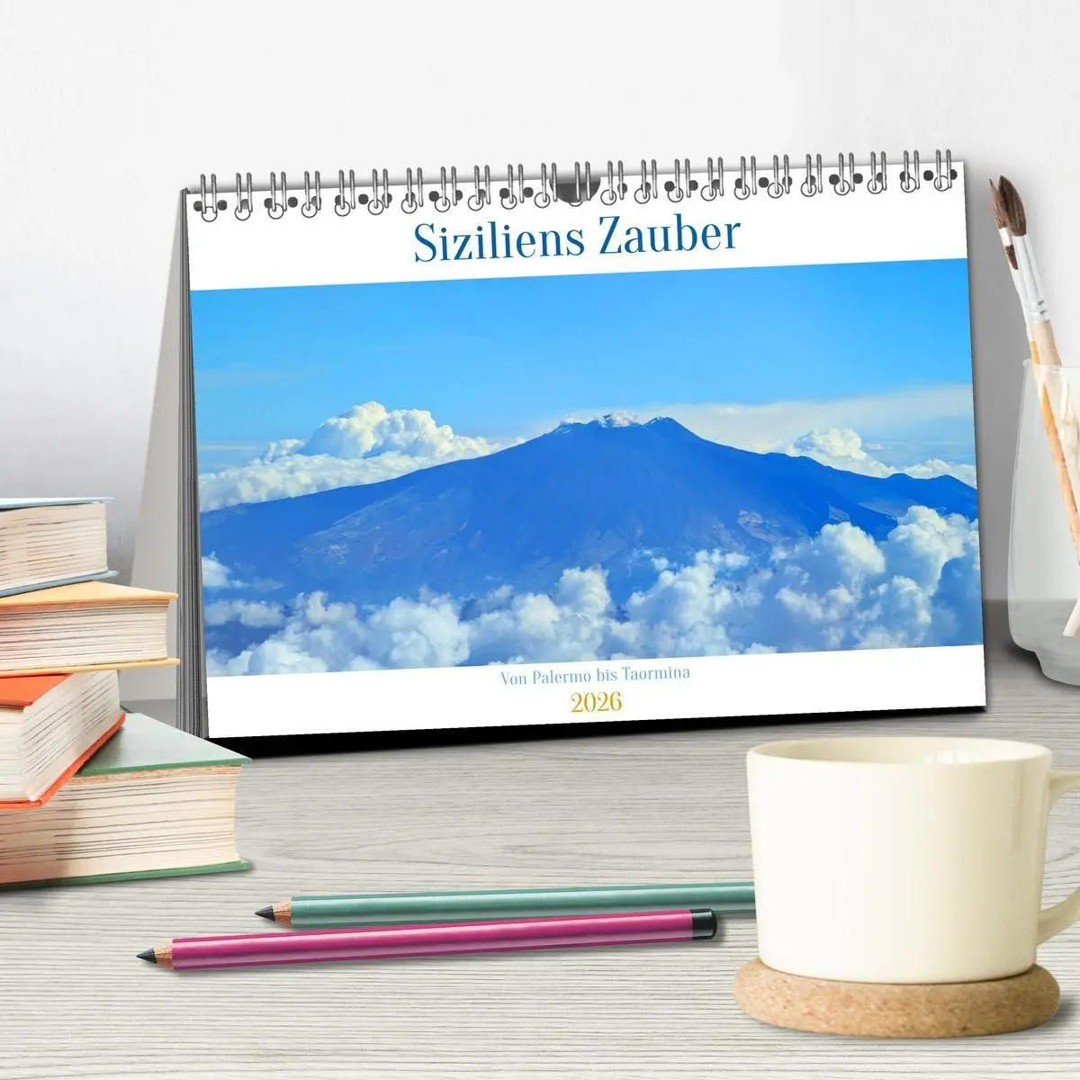 Bild: 9783516734539 | Siziliens Zauber - Von Palermo bis Taormina (Tischkalender 2026 DIN...