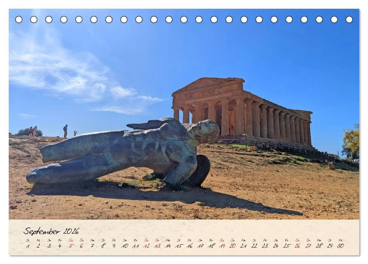 Bild: 9783516734539 | Siziliens Zauber - Von Palermo bis Taormina (Tischkalender 2026 DIN...