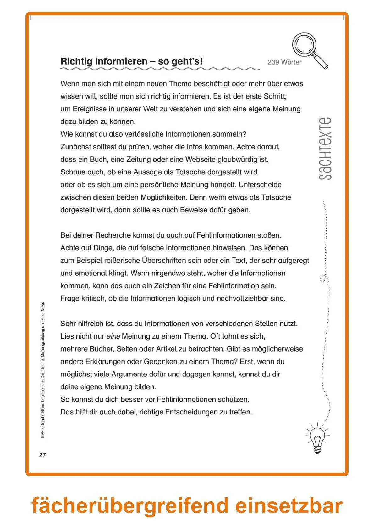 Bild: 9783965204539 | Lesetandems Demokratie: Meinungsbildung und Fake News | Grischa Blum