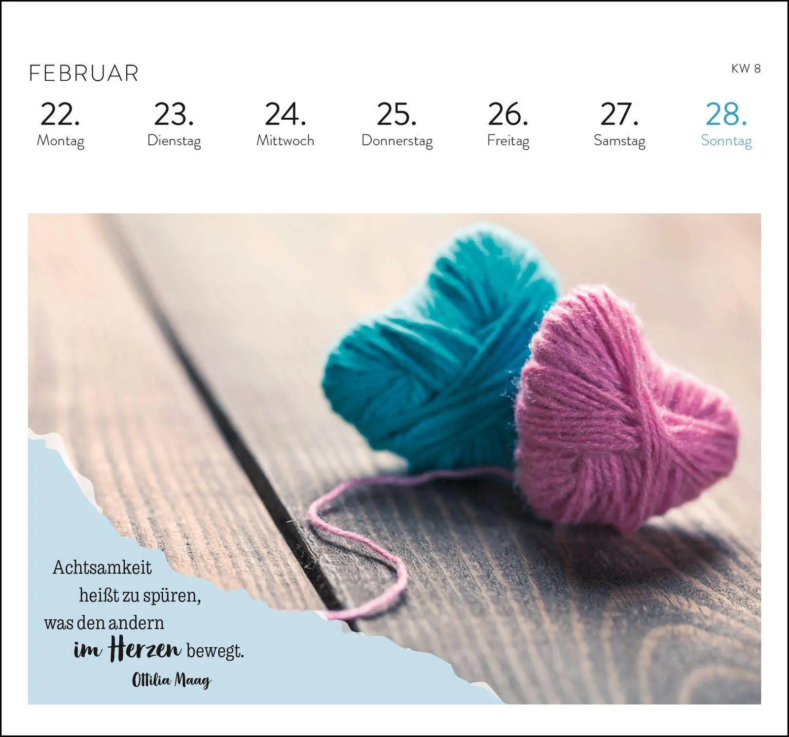 Bild: 4036442014639 | Postkartenkalender 2027: Eine kleine Umarmung für jeden Tag | Verlag