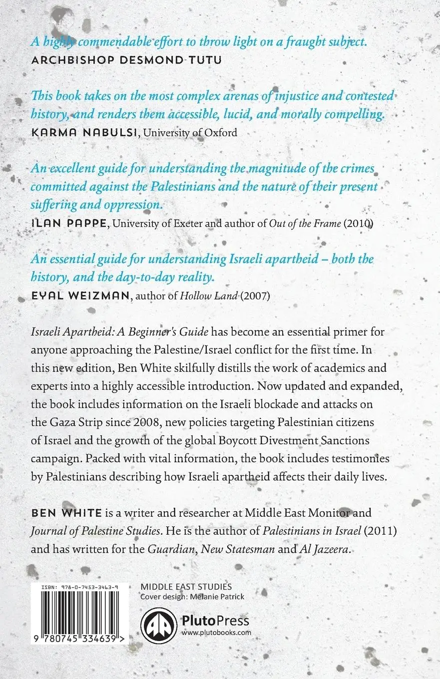 Rückseite: 9780745334639 | Israeli Apartheid | A Beginner's Guide | Ben White | Taschenbuch