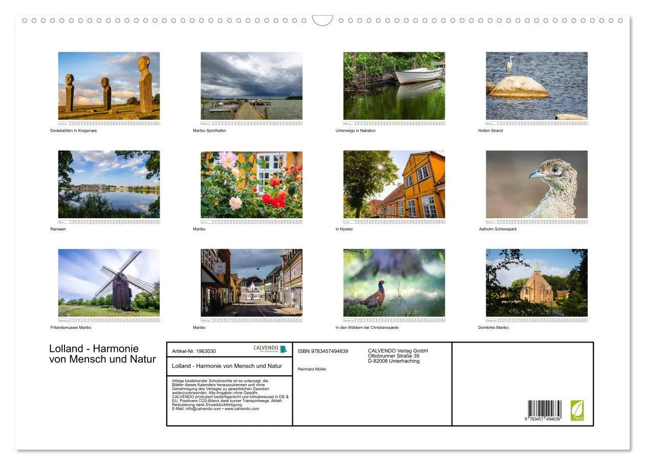 Bild: 9783457494639 | Lolland - Harmonie von Mensch und Natur (Wandkalender 2026 DIN A2...