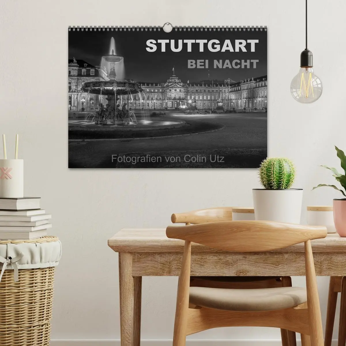 Bild: 9783516104639 | Stuttgart bei Nacht (Wandkalender 2026 DIN A3 quer), CALVENDO...