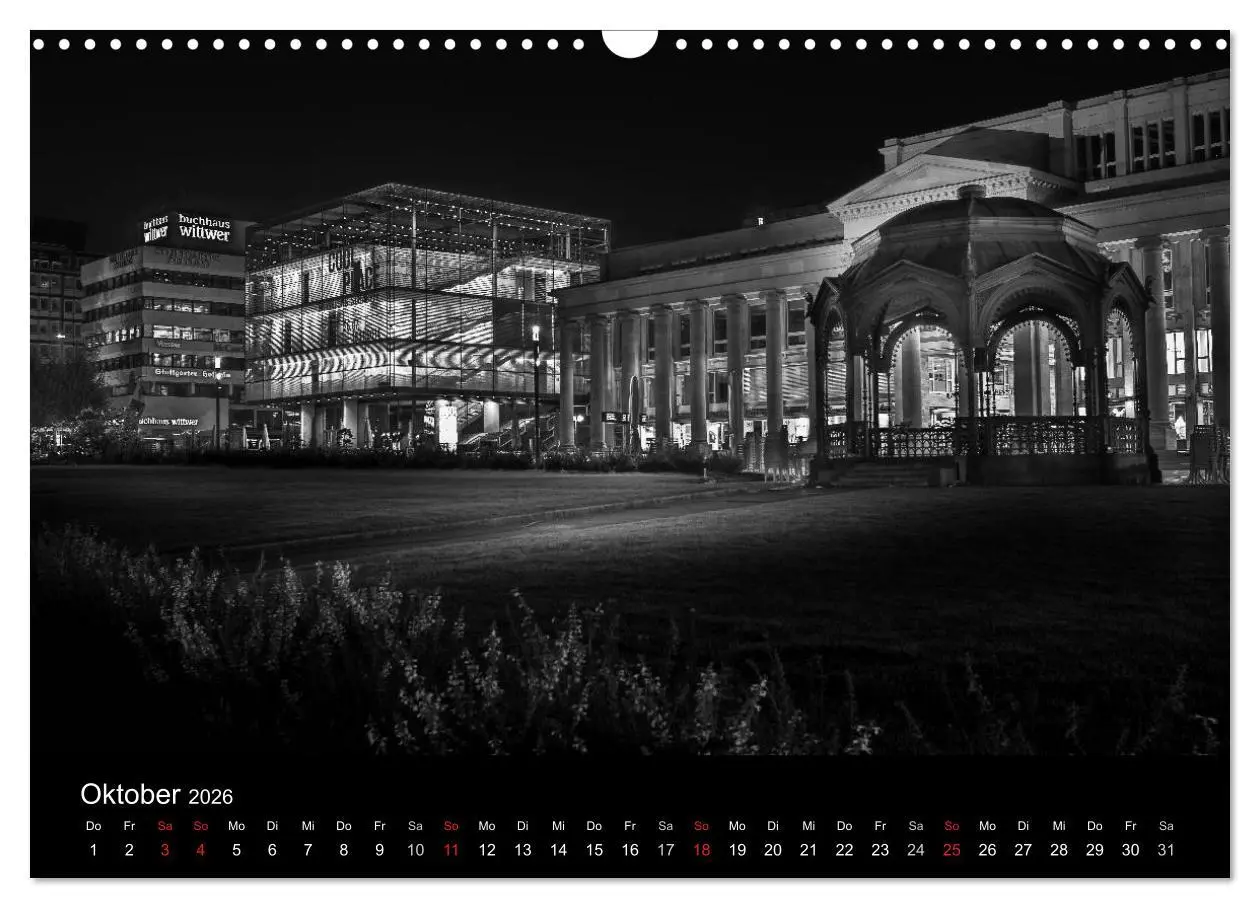 Bild: 9783516104639 | Stuttgart bei Nacht (Wandkalender 2026 DIN A3 quer), CALVENDO...