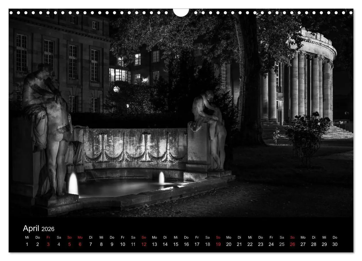 Bild: 9783516104639 | Stuttgart bei Nacht (Wandkalender 2026 DIN A3 quer), CALVENDO...