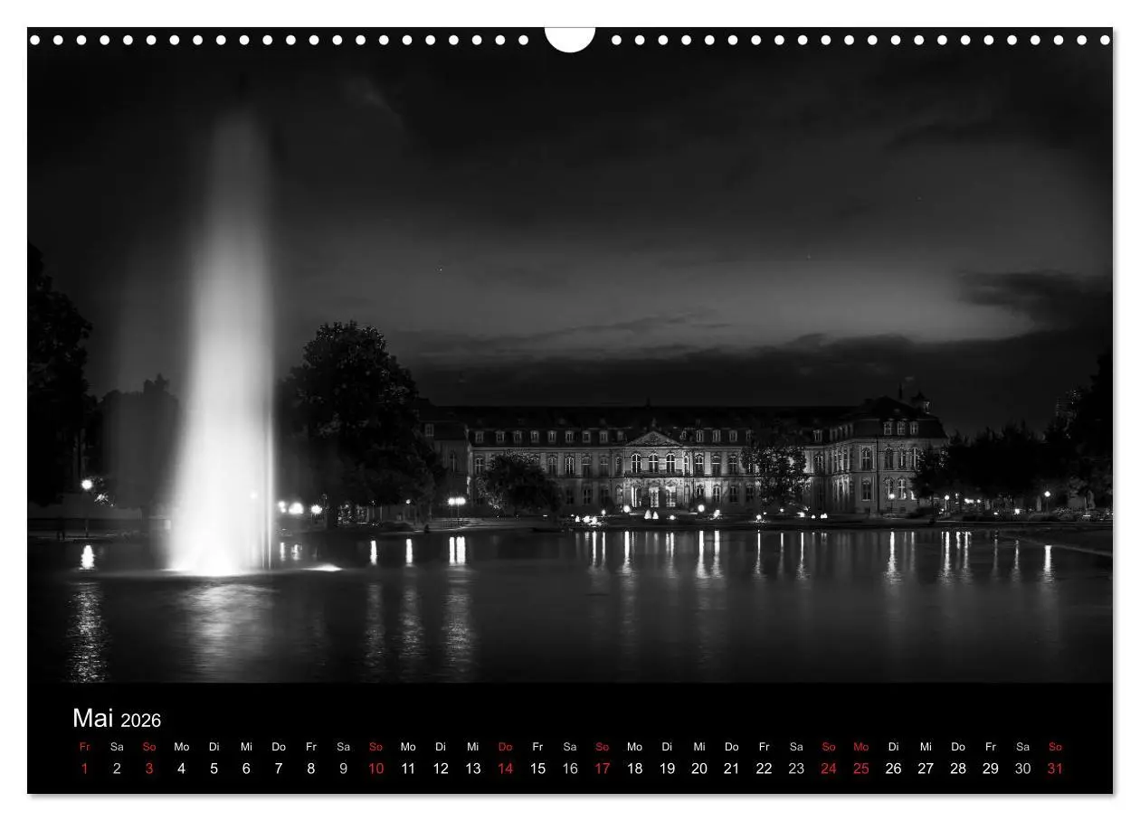Bild: 9783516104639 | Stuttgart bei Nacht (Wandkalender 2026 DIN A3 quer), CALVENDO...