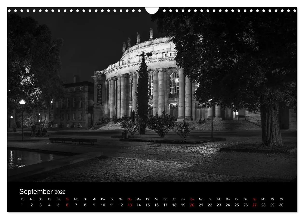 Bild: 9783516104639 | Stuttgart bei Nacht (Wandkalender 2026 DIN A3 quer), CALVENDO...