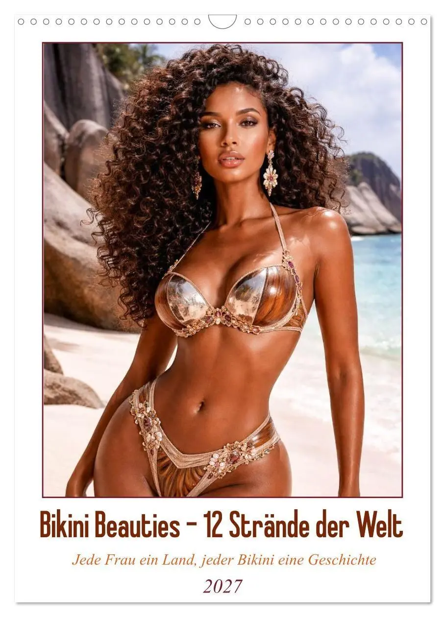 Cover: 9783569364639 | Bikini Beauties - 12 Strände der Welt (Wandkalender 2027 DIN A3...