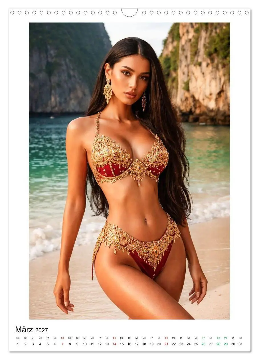 Bild: 9783569364639 | Bikini Beauties - 12 Strände der Welt (Wandkalender 2027 DIN A3...