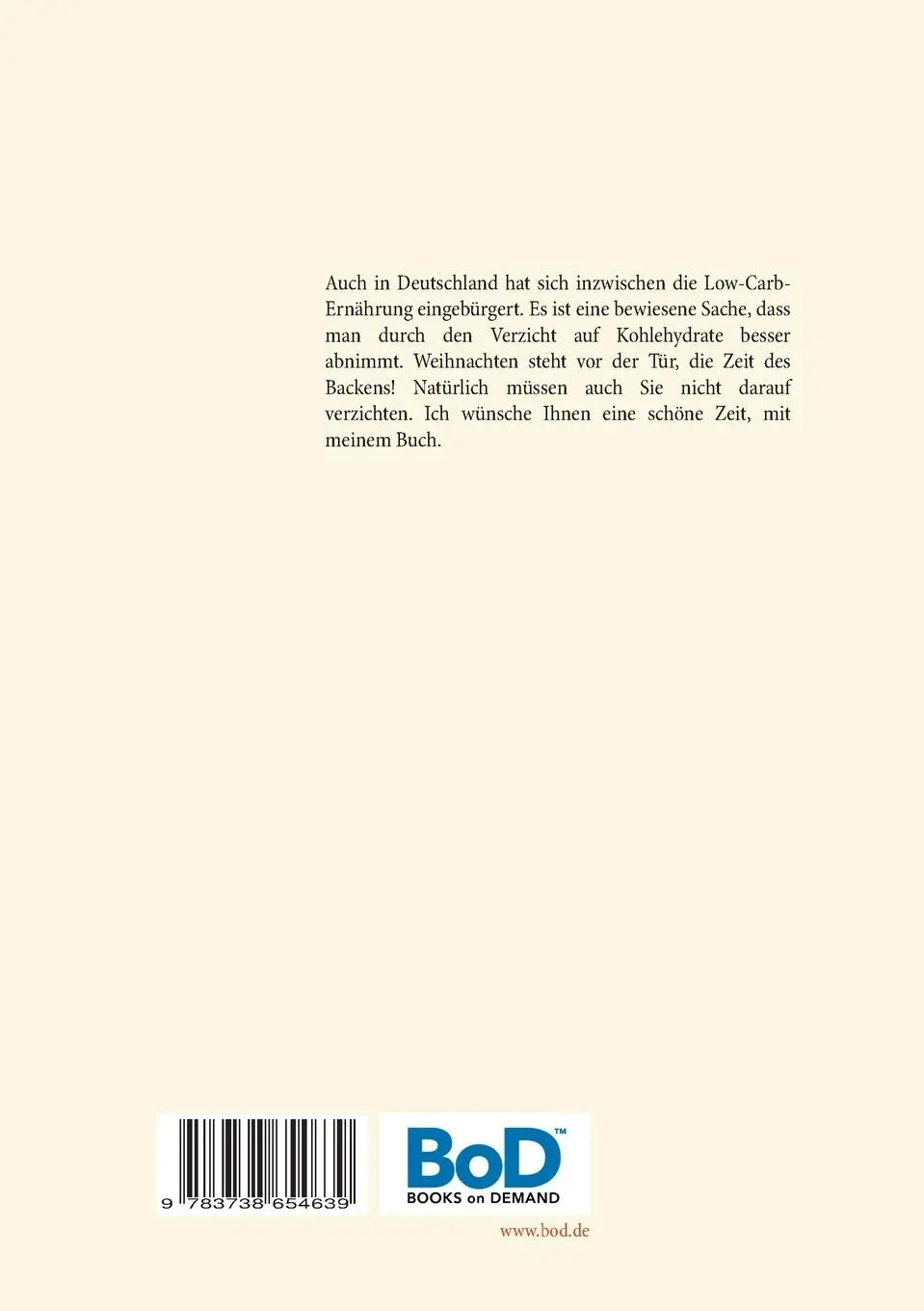 Rückseite: 9783738654639 | Lecker Weihnachten feiern nach Low Carb | Lea Peters | Taschenbuch