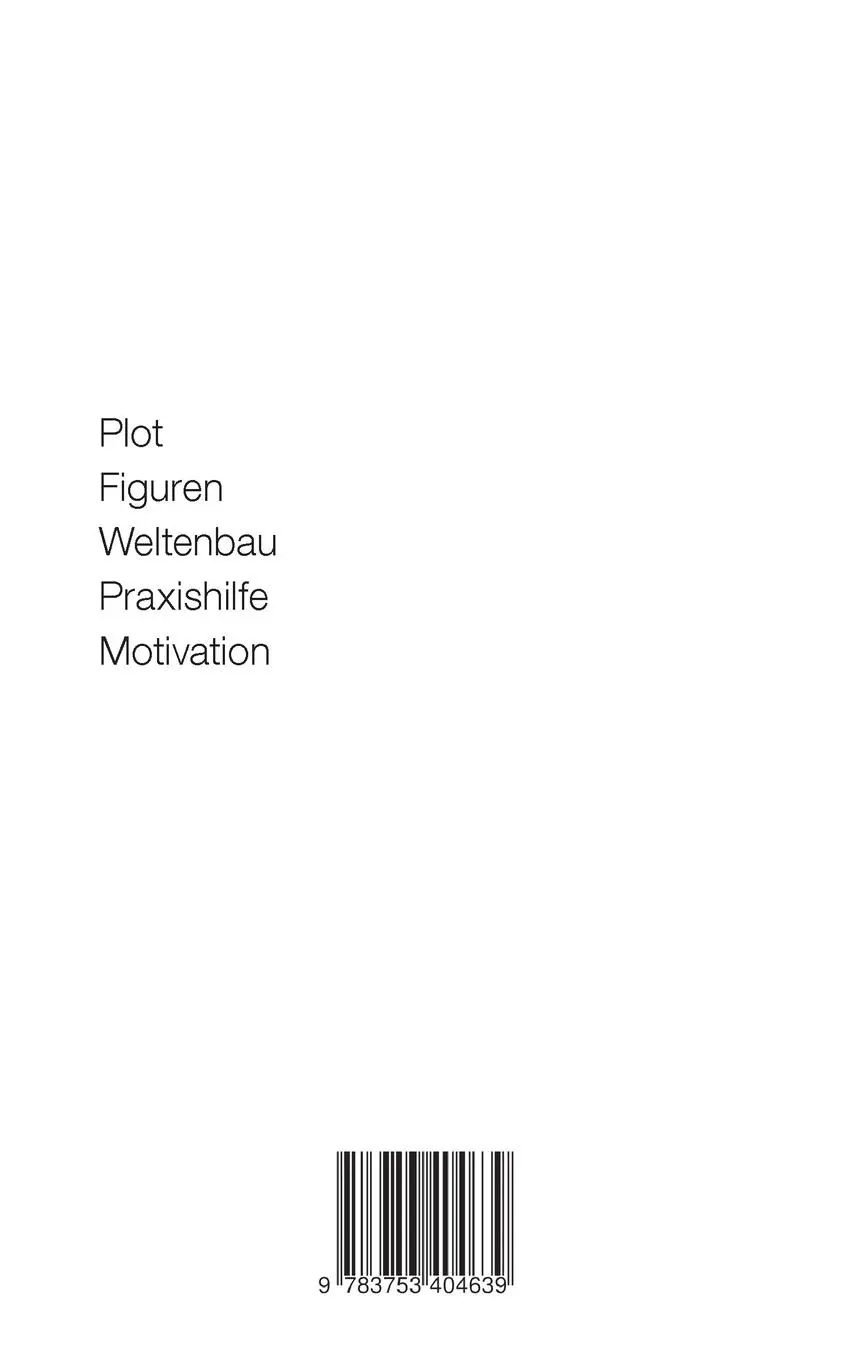 Rückseite: 9783753404639 | White Book | Inspiration &amp; Notizen für Autor*innen #fantasy | Larroh
