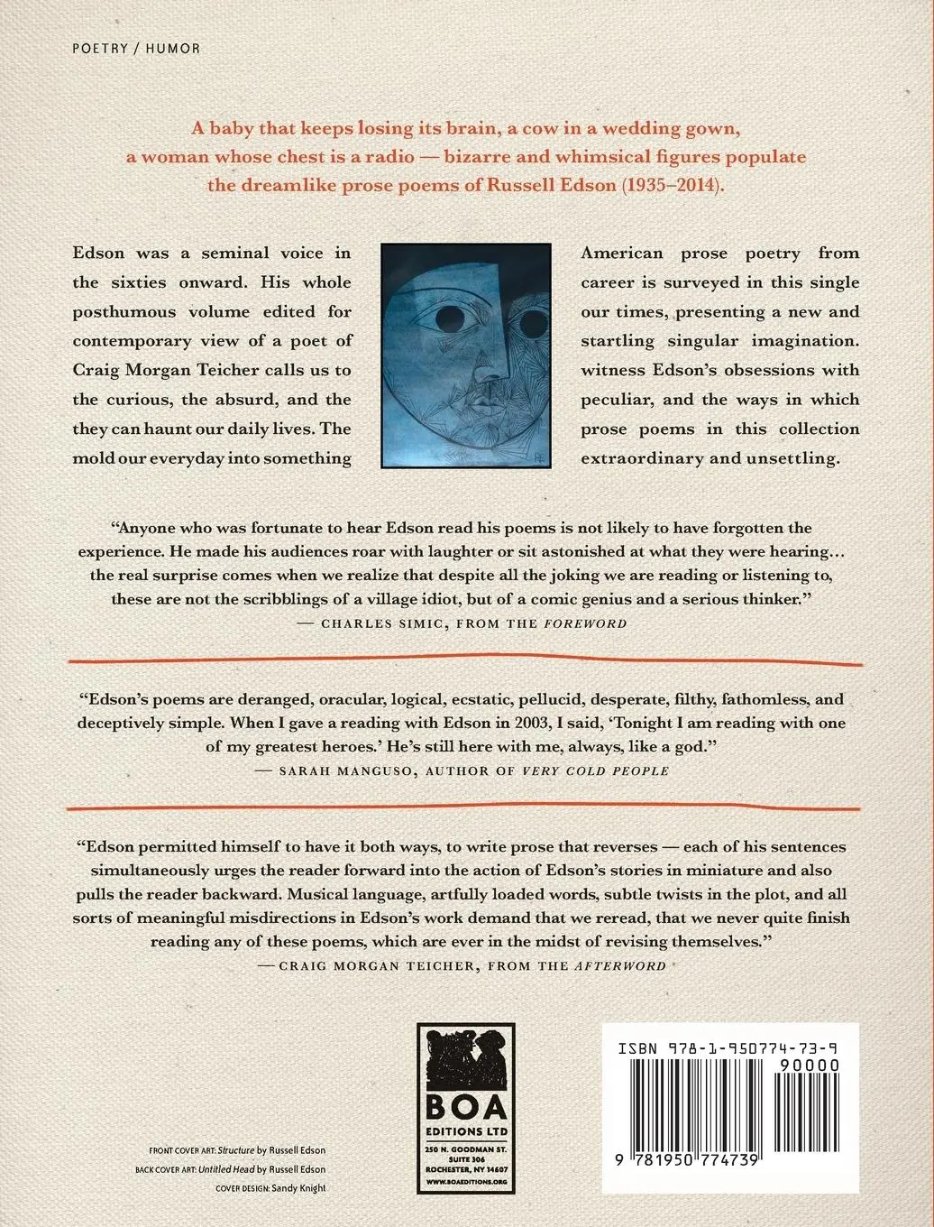 Rückseite: 9781950774739 | Little Mr. Prose Poem: Selected Poems of Russell Edson | Rusell Edson