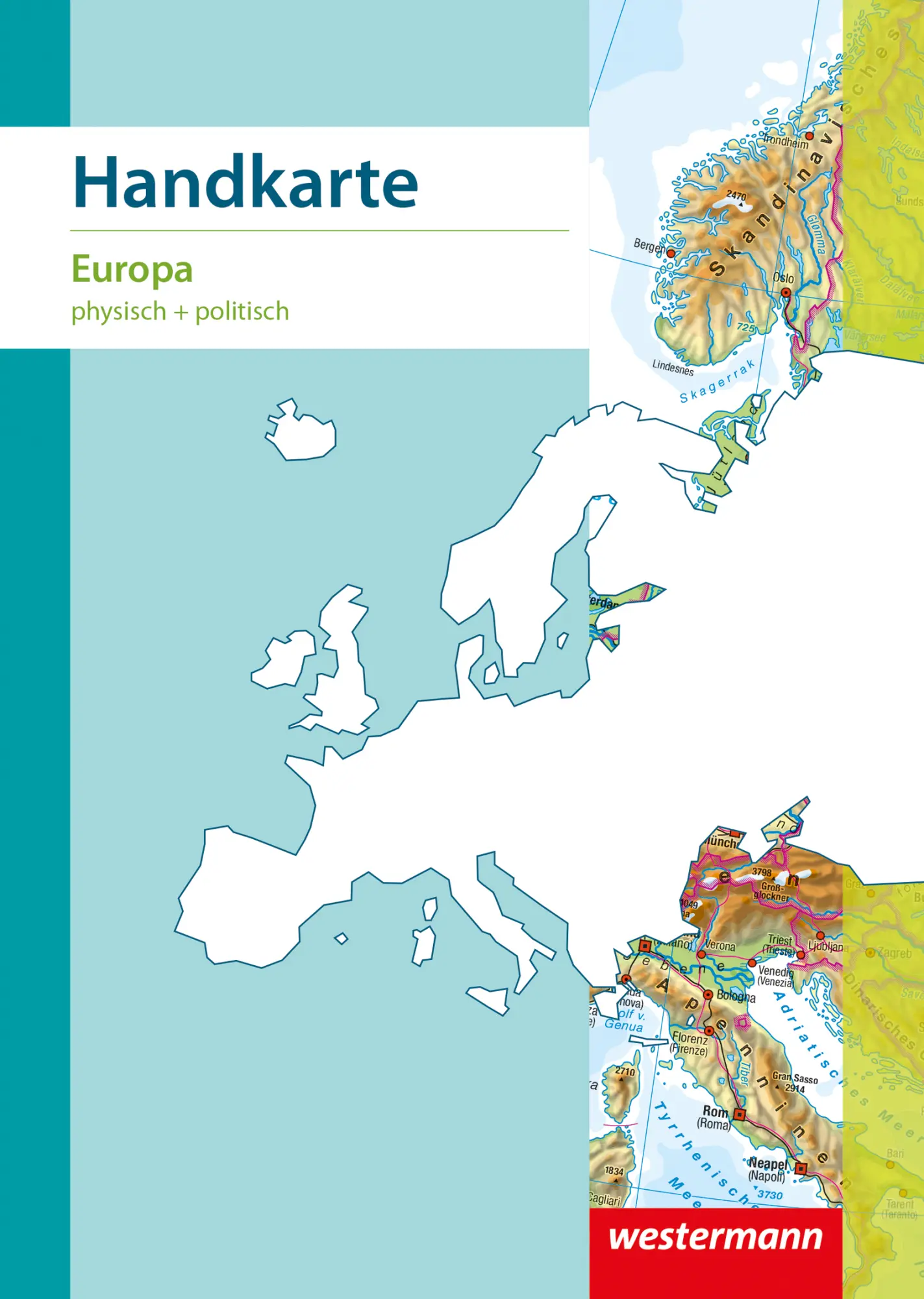 Cover: 9783141404739 | Handkarte Europa | Mehrteiliges Produkt | 2 S. | Deutsch | 1994