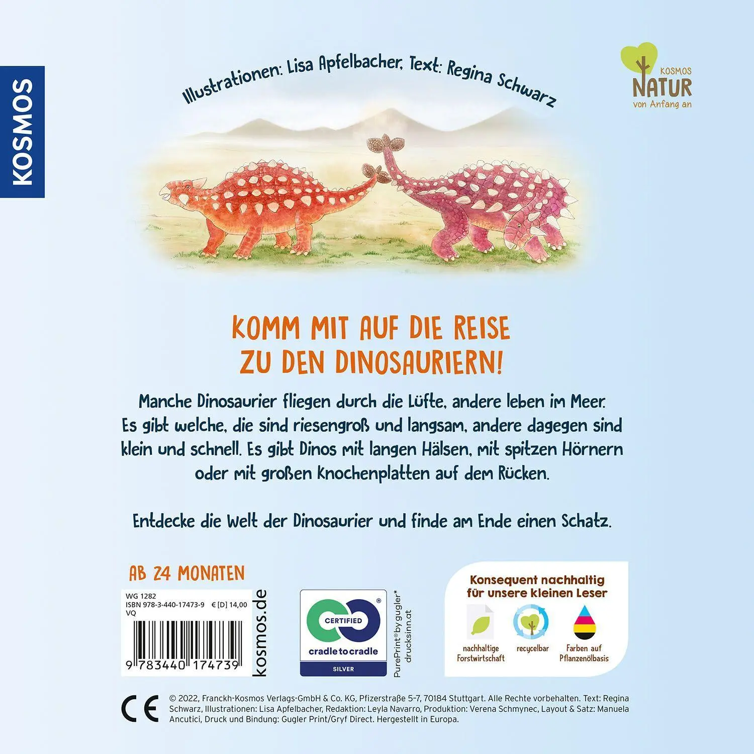 Bild: 9783440174739 | Guck mal die Dinosaurier | Lisa Apfelbacher (u. a.) | Buch | 24 S.