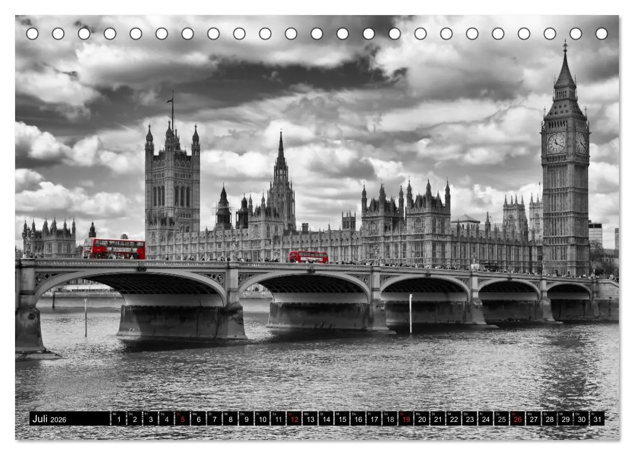 Bild: 9783516194739 | LONDON Stadtansichten (Tischkalender 2026 DIN A5 quer), CALVENDO...